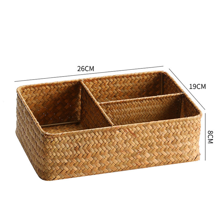 Unisex Practical Storage Basket with Three Compartments Bowlift