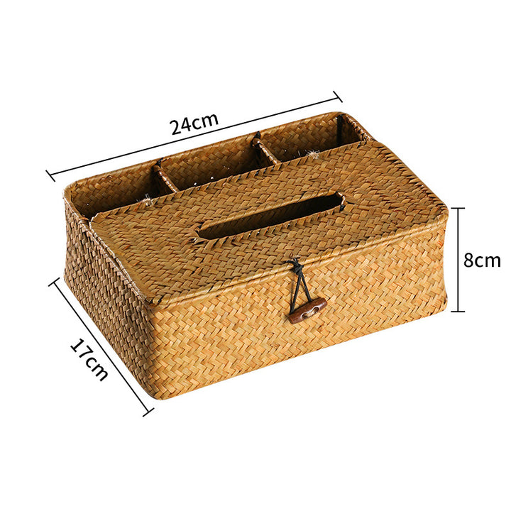 Artisan Woven Storage Box with Dividers Bowlift