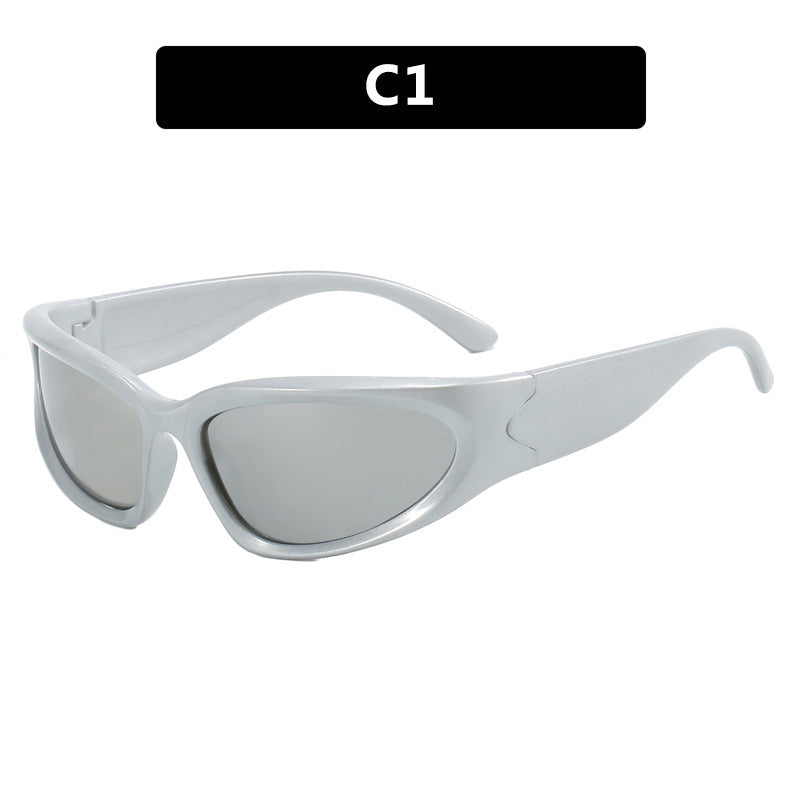Women's sporty sunglasses with ergonomic design and polarized lenses Bowlift
