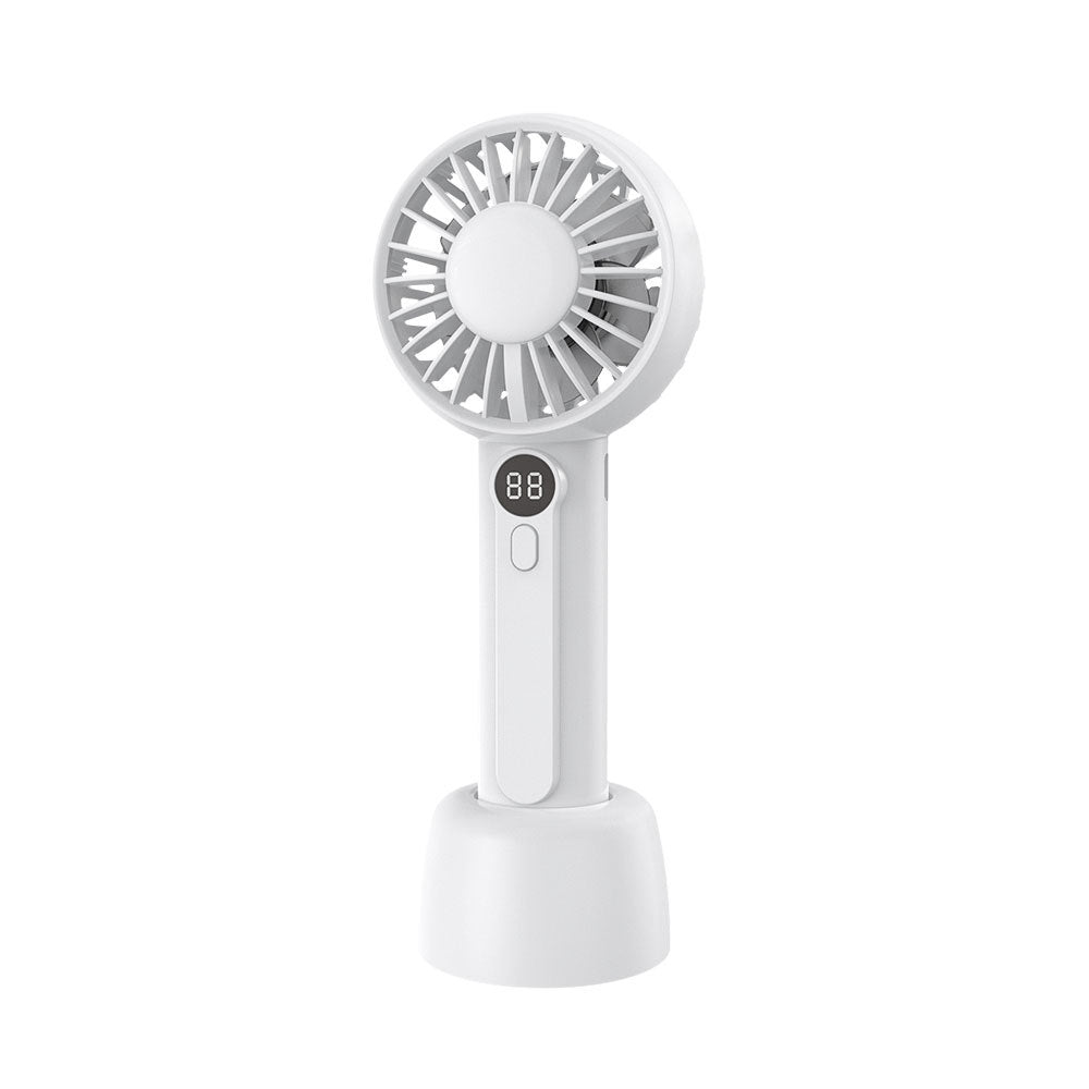 Unisex Handheld Digital Display Fan Bowlift