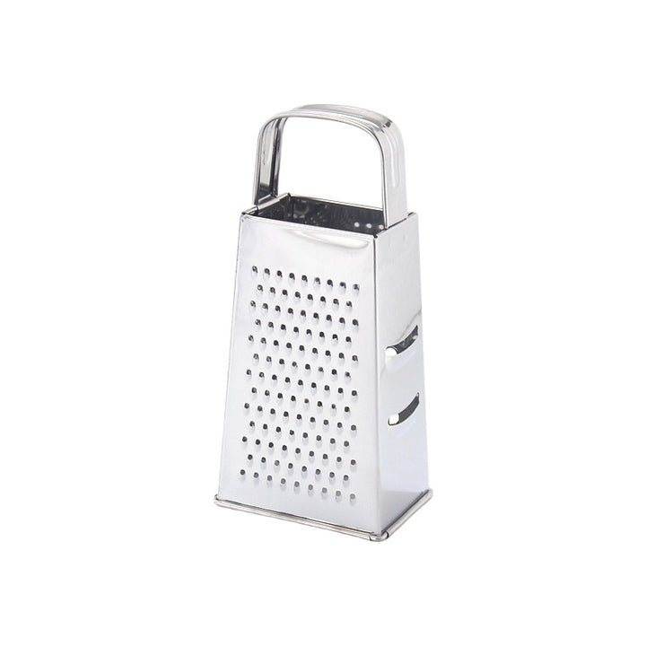 Ergonomic stainless steel cheese and vegetable grater Bowlift