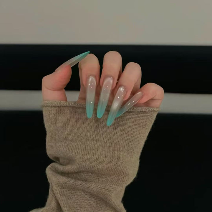 Artistic Long Stiletto Nail Enhancements Bowlift
