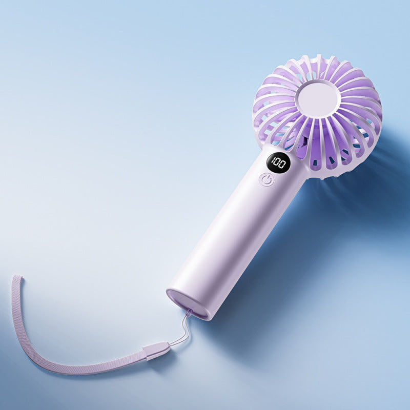 Ladies portable high-speed handheld fan with digital control Bowlift