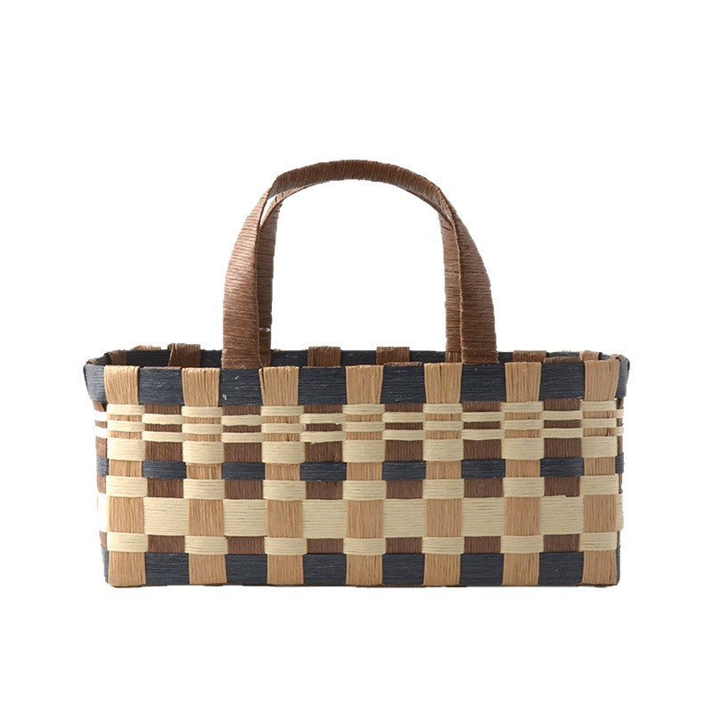 Handwoven shopping basket Bowlift