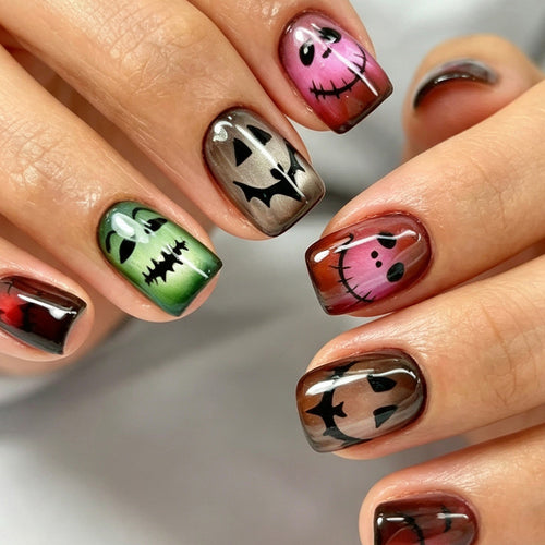 Halloween-Themed Artistic Nail Art Tips Bowlift