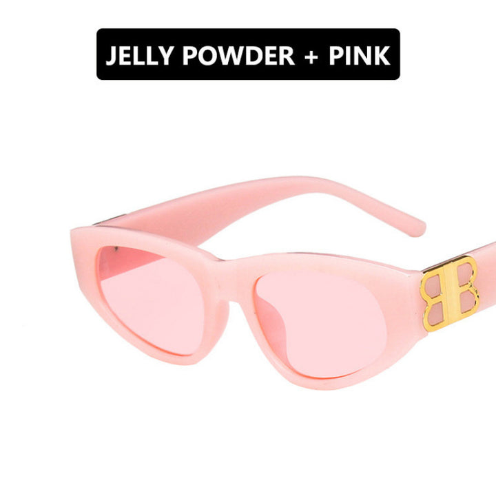 Ladies stylish cat-eye sunglasses with modern leopard pattern Bowlift