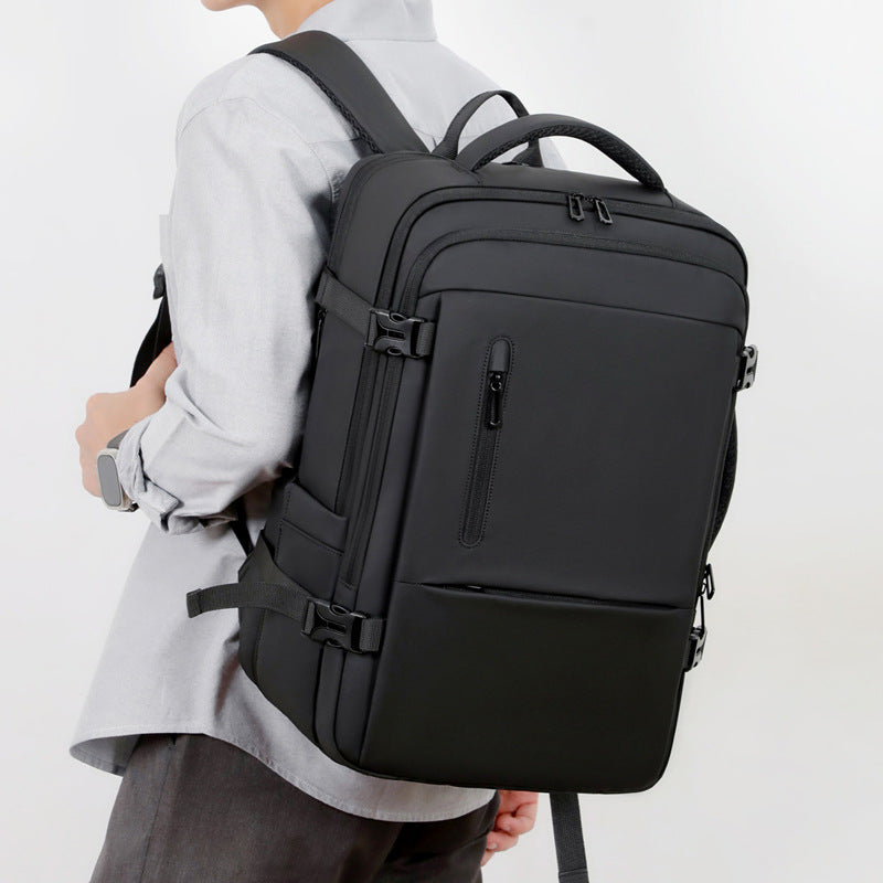 Functional backpack with special laptop compartment and optimal space utilization Bowlift