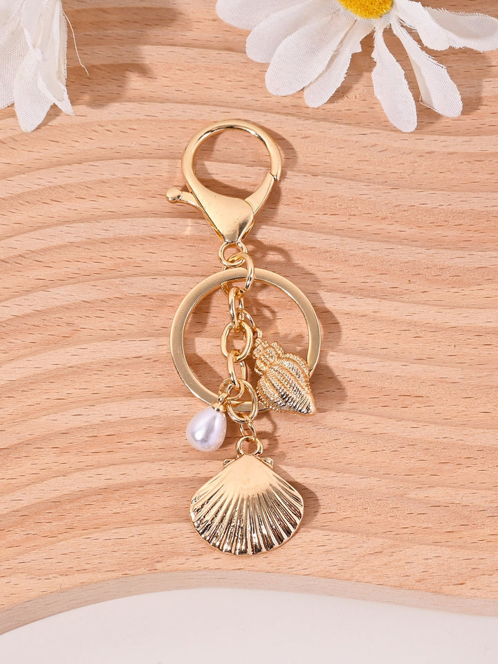 Keychain with Maritime Star Motif Bowlift