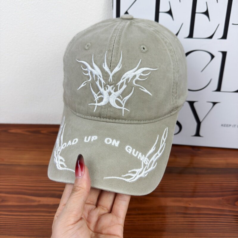 Men's Embroidered Graphic Baseball Cap Bowlift