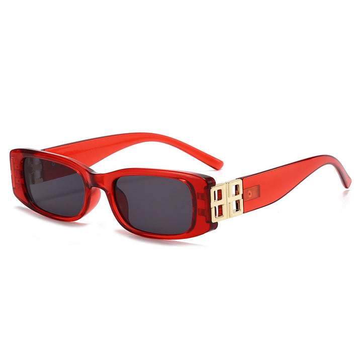 Ladies' fashionable sunglasses with luxurious gold-colored accent Bowlift