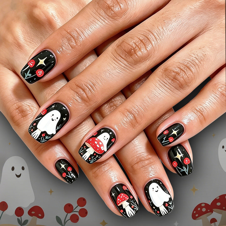 Playful Halloween-Themed Nail Art Set Bowlift