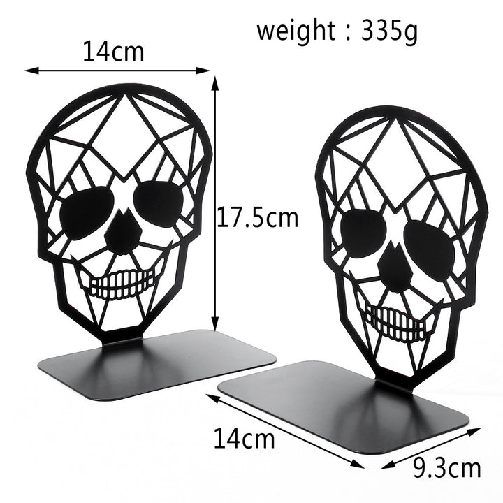Skull Design Decorative Bookends