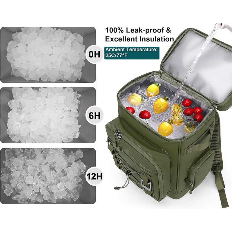 Insulated multipurpose backpack with ergonomic carrying system Bowlift