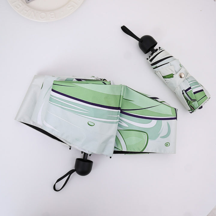 Women’s creative folding umbrella with playful motif Bowlift