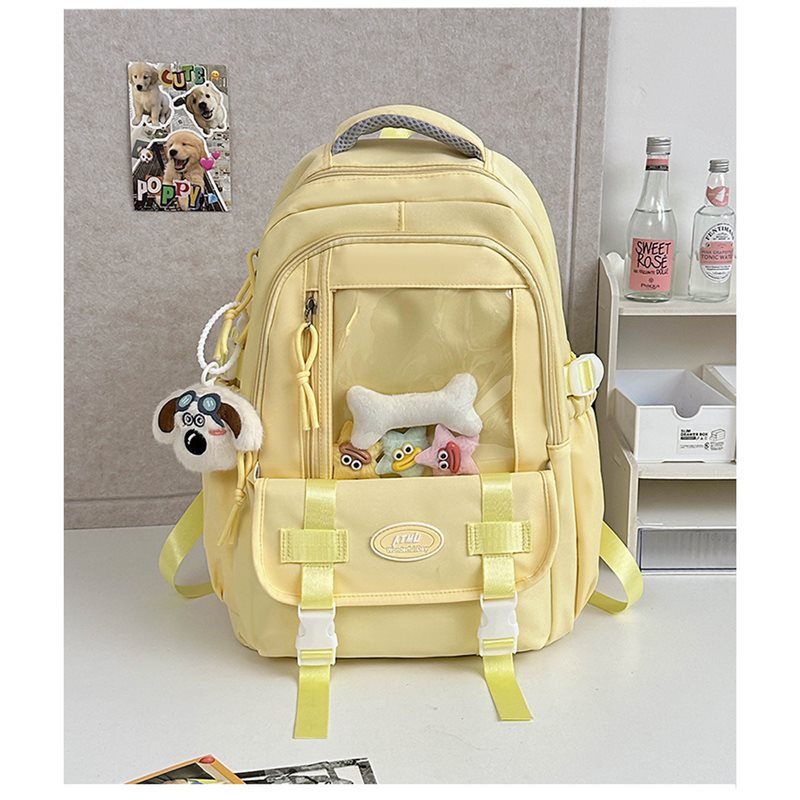 Transparent Window Pet-Friendly Backpack
