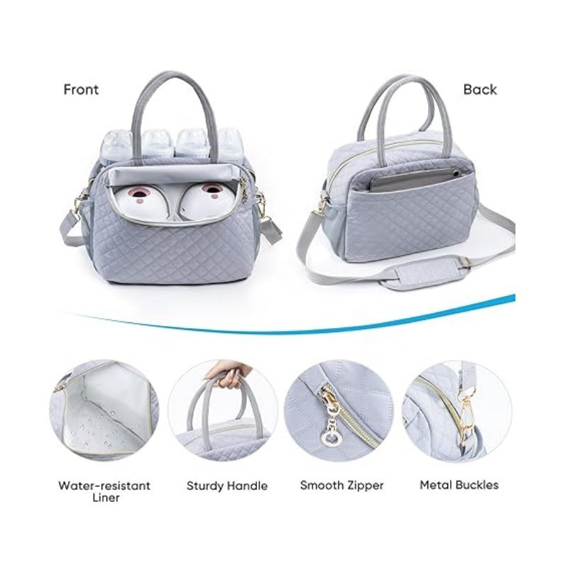Multifunctional cooler bag with insulated interior compartment Bowlift