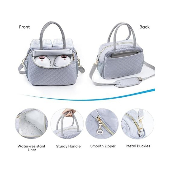 Multifunctional cooler bag with insulated interior compartment Bowlift