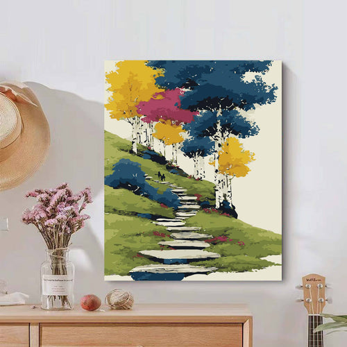 Nature-Inspired Serene Landscape Canvas Art Bowlift