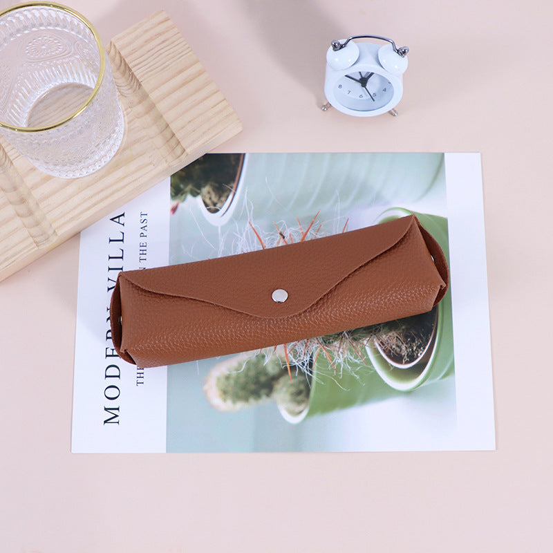 Premium Leather Pencil Pouch Bowlift