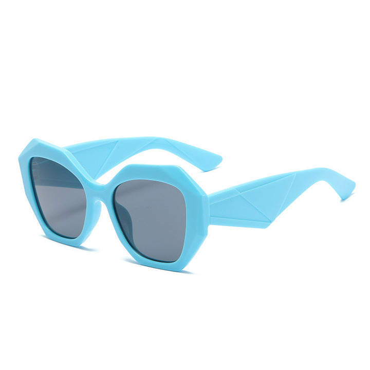 Women's extraordinary polygonal sunglasses Bowlift