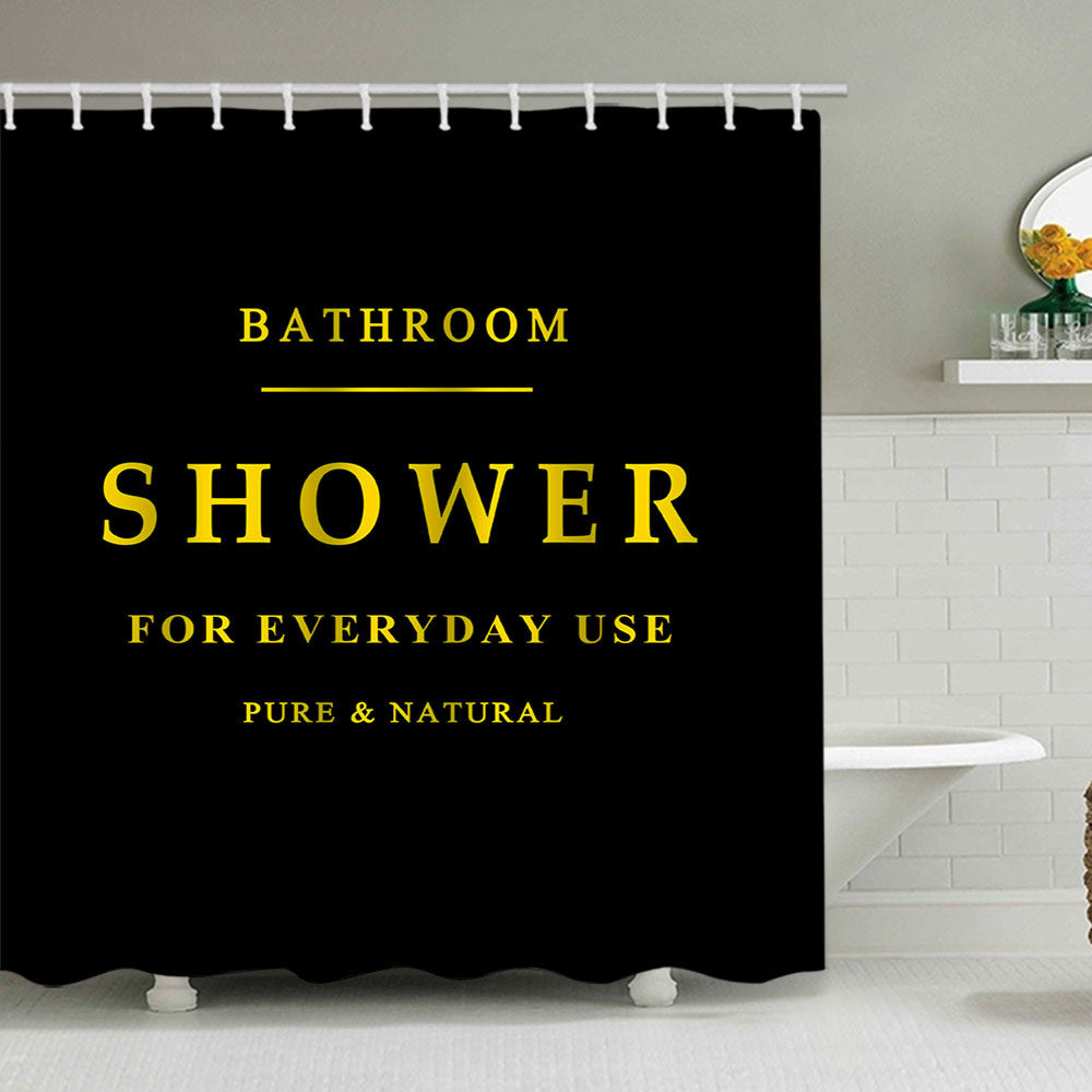 Elegant Bathroom Shower Curtain Bowlift