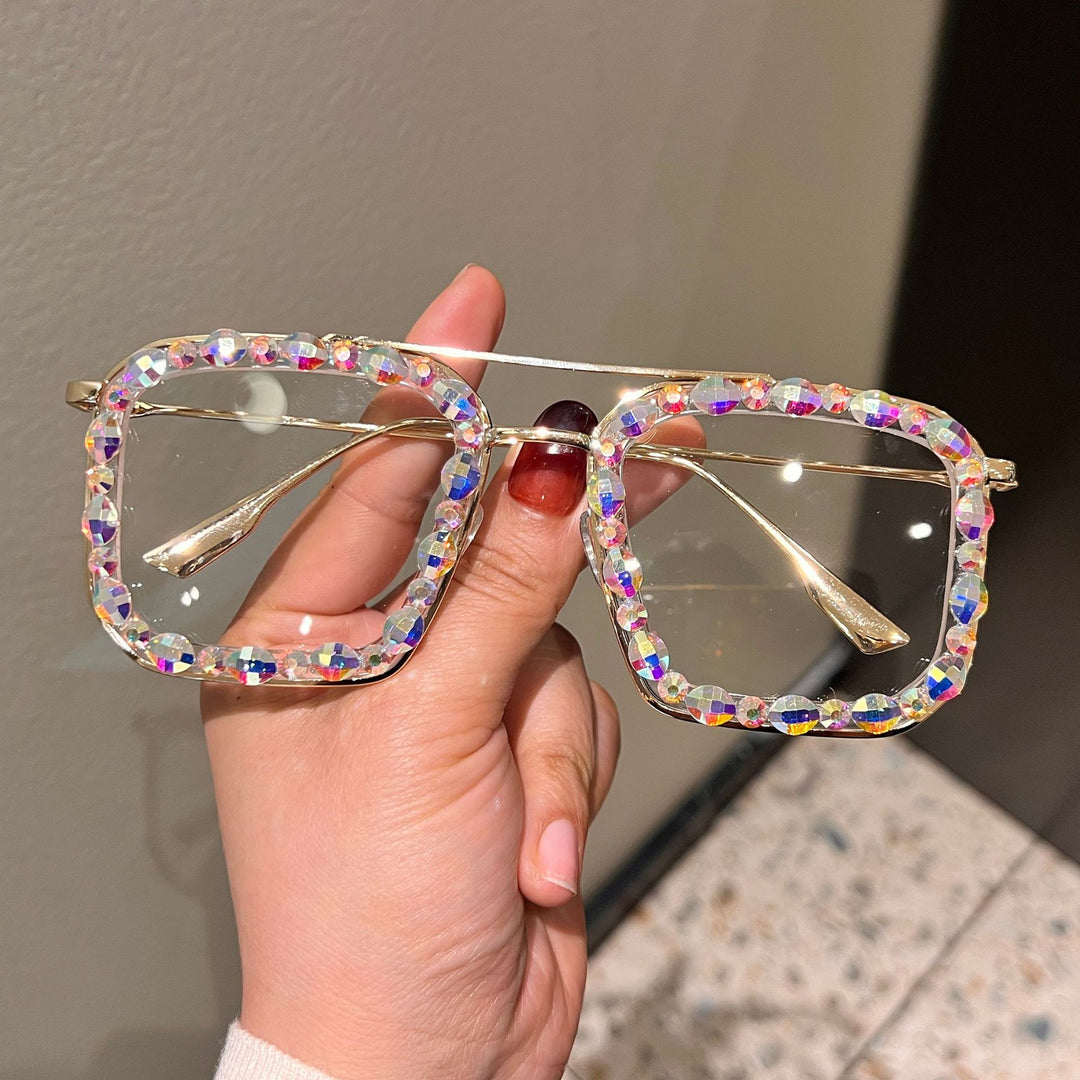 Women's Exclusive Sunglasses with Crystal Accents Bowlift