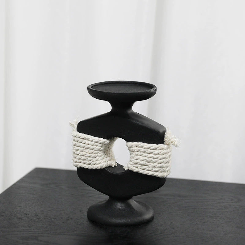 Artistic Candle Holder Sculpture