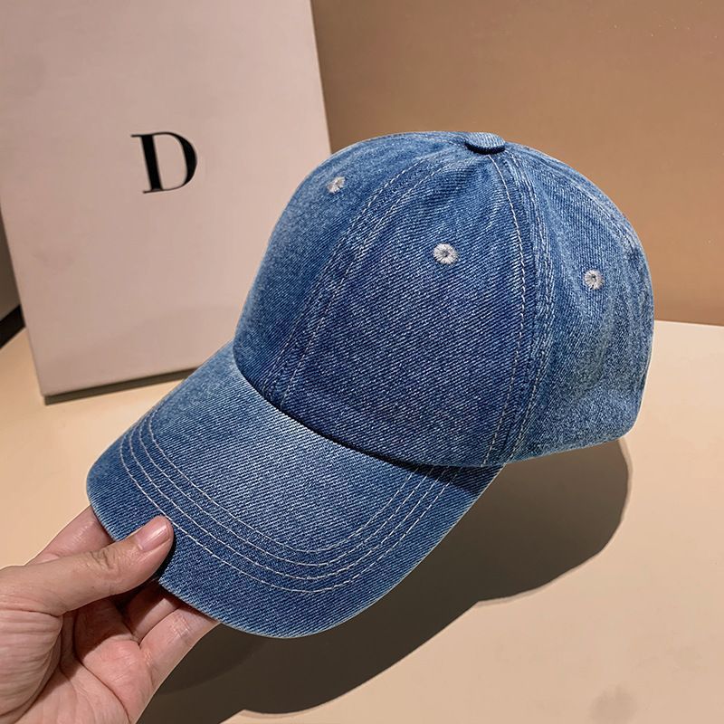 Women's Classic Denim Baseball Cap Bowlift