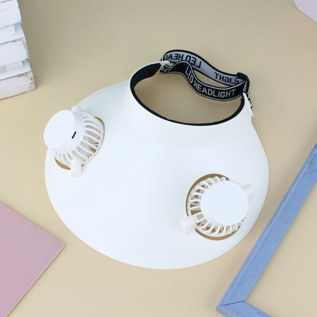 Ladies Portable Cooling Mask with Integrated Fan Function Bowlift