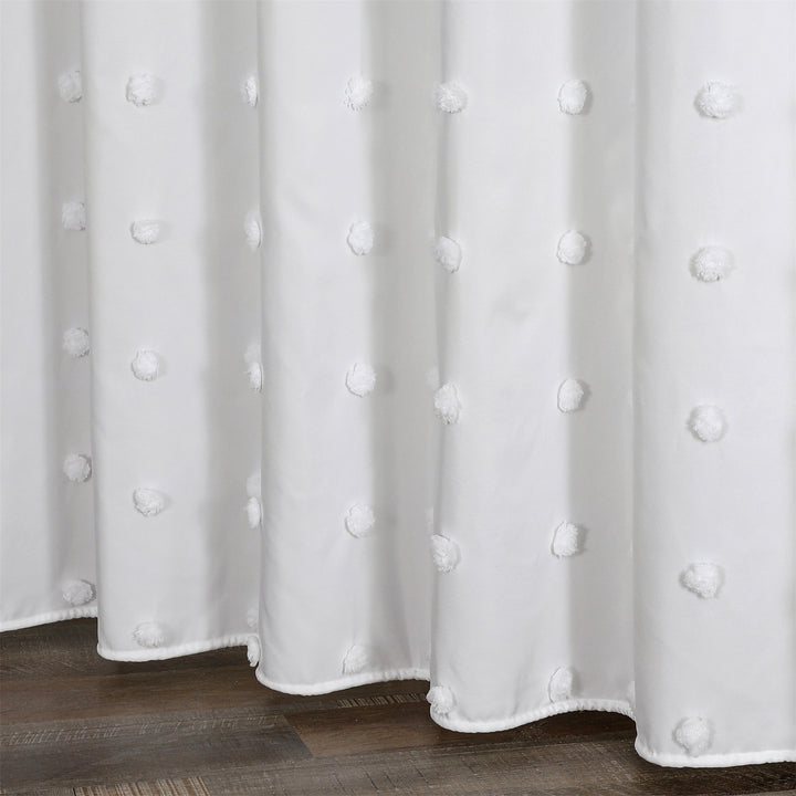 Textured Design Window Curtain Bowlift