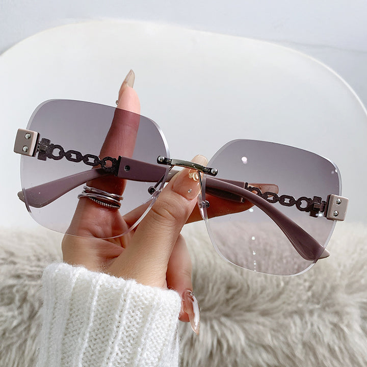 Luxe Oversized Shield Sunglasses