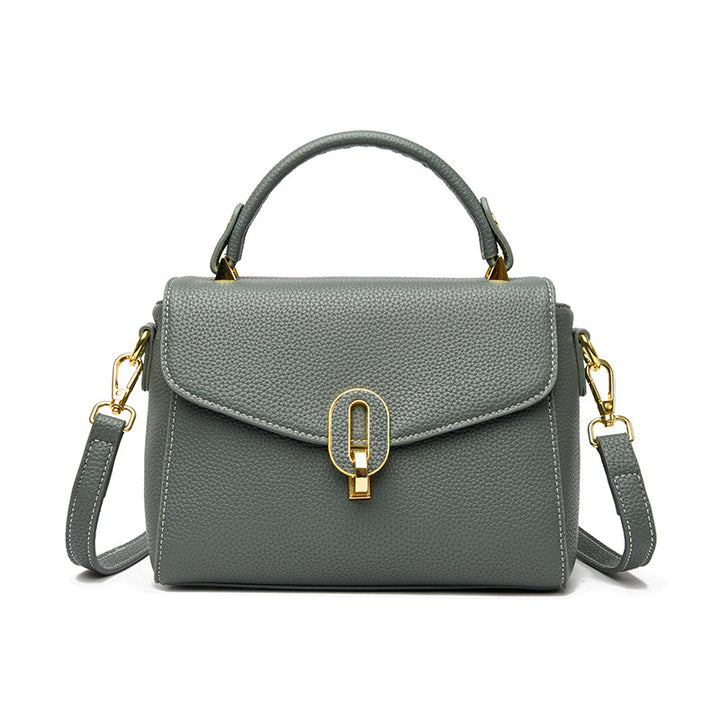 Elegant Structured Top-Handle Handbag Bowlift