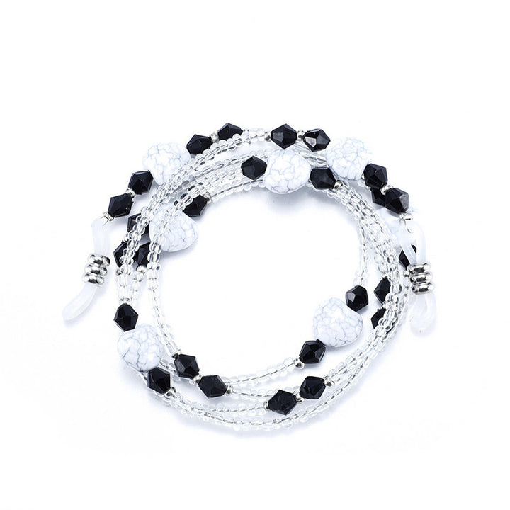 Elegant Beaded Eyewear Chain Bowlift