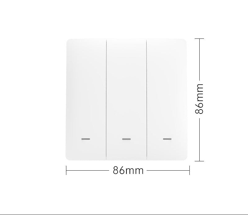 WiFi Wall Switch Panel With LED Indicators Bowlift