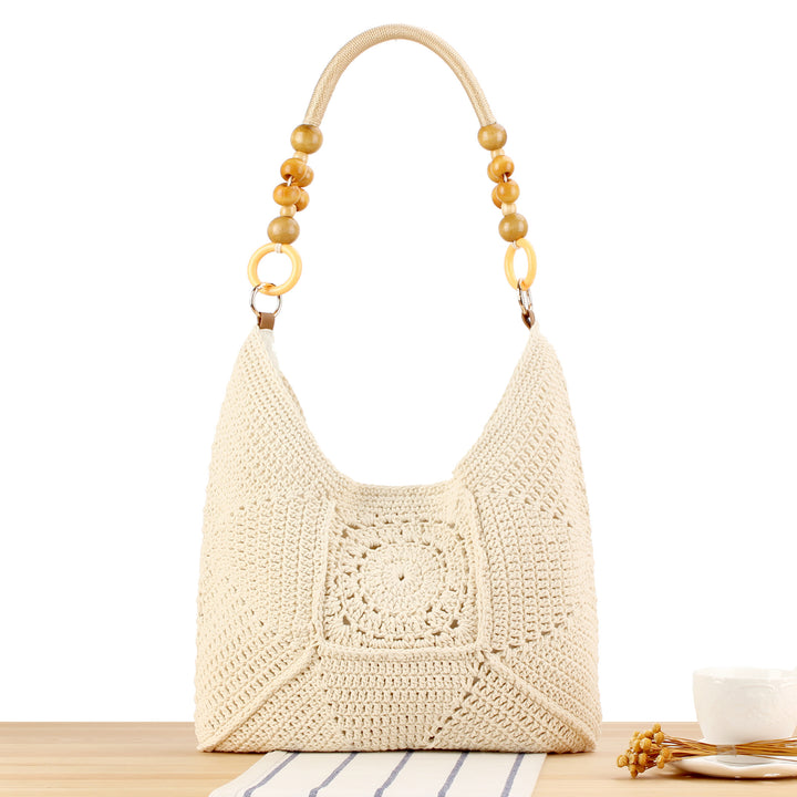 Handbag with Artistic Crochet Pattern Bowlift