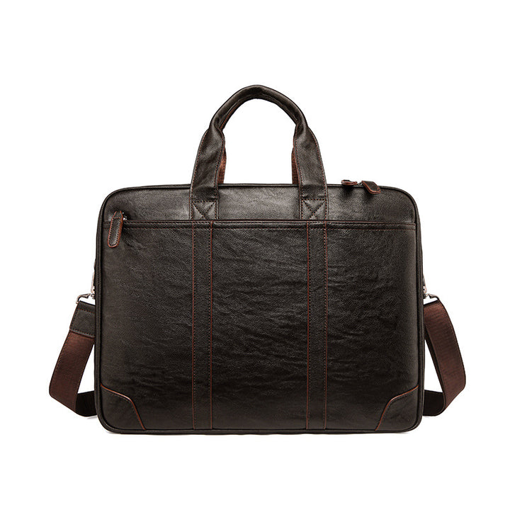 Professional Leather Briefcase Bowlift