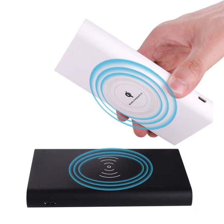 Power bank with wireless charging function and intelligent battery status display Bowlift