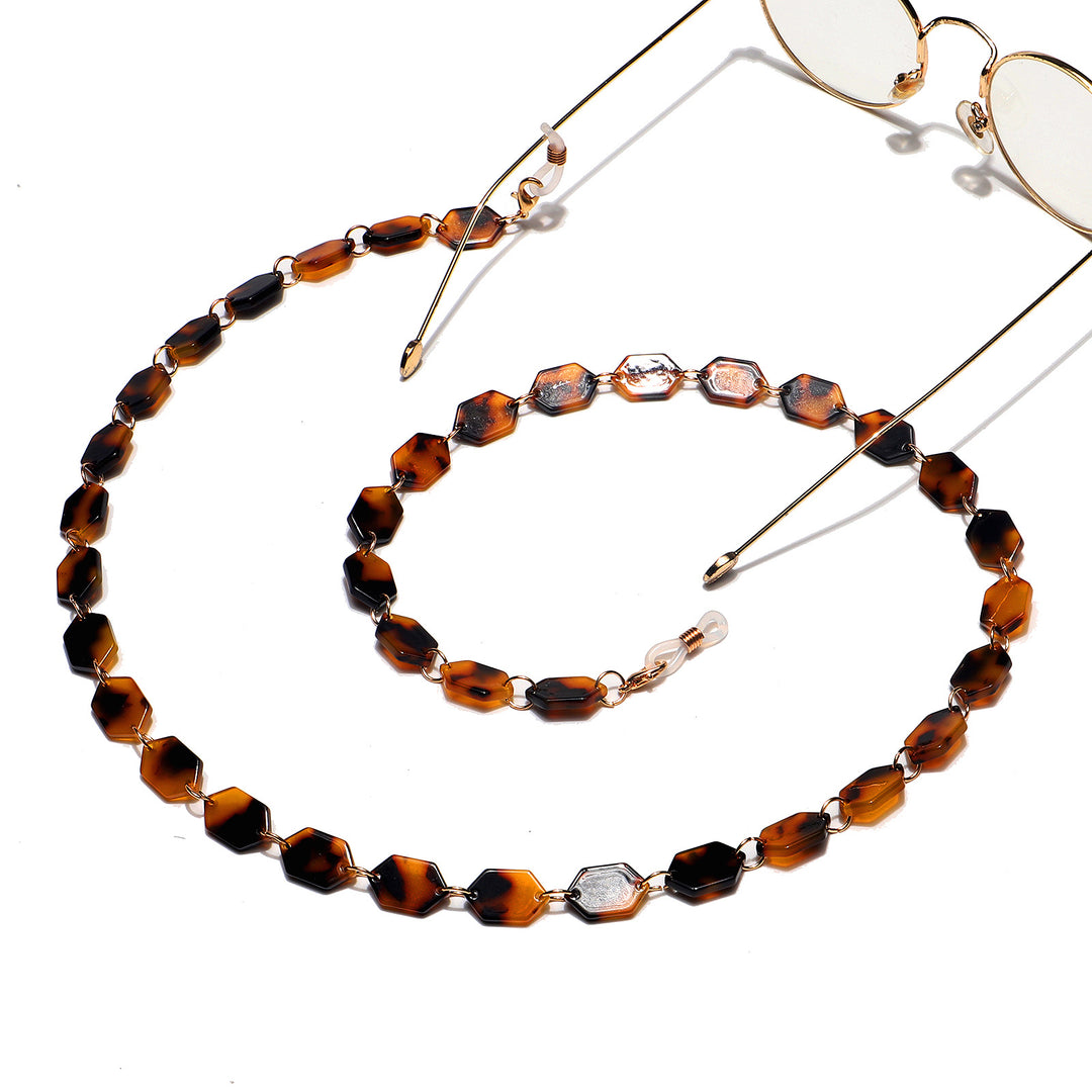 Geometric Eyewear Chain Bowlift