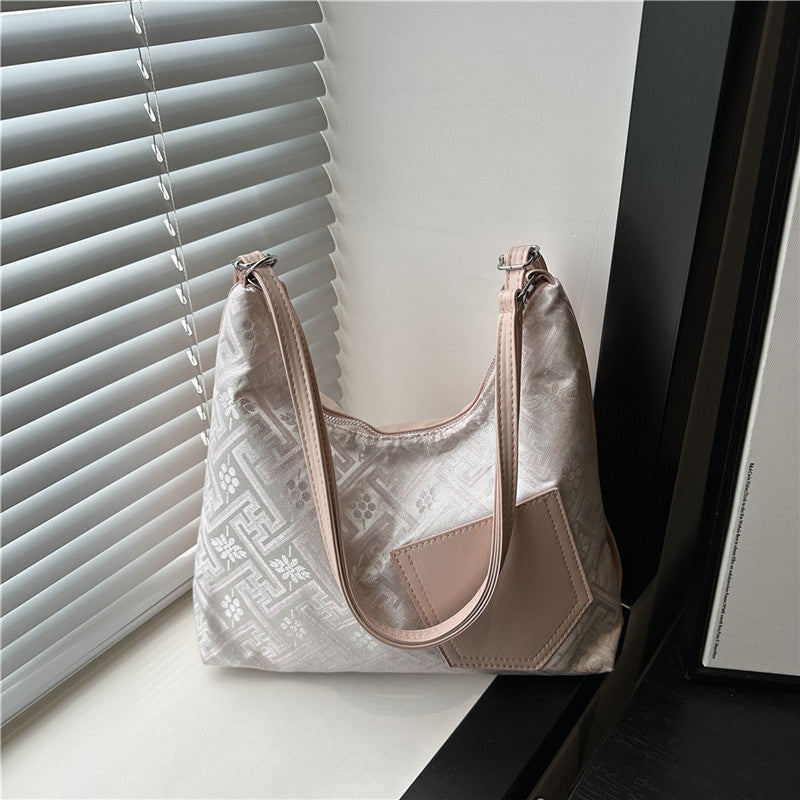Stylish Geometric Pattern Shoulder Bag Bowlift