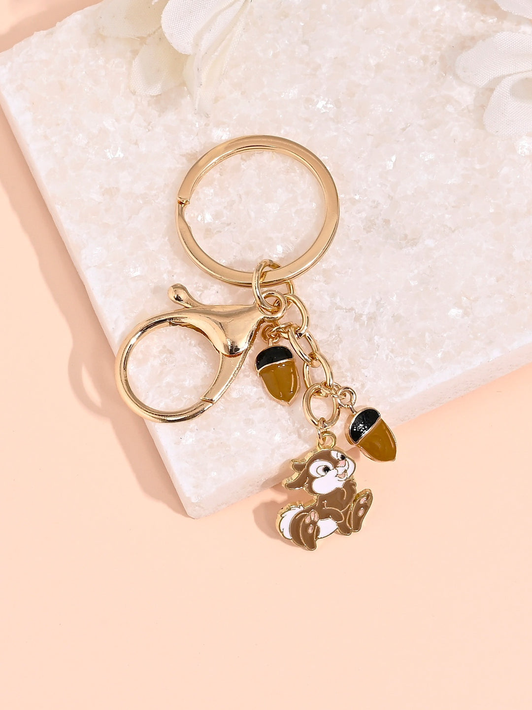 Keychain with Maritime Star Motif Bowlift