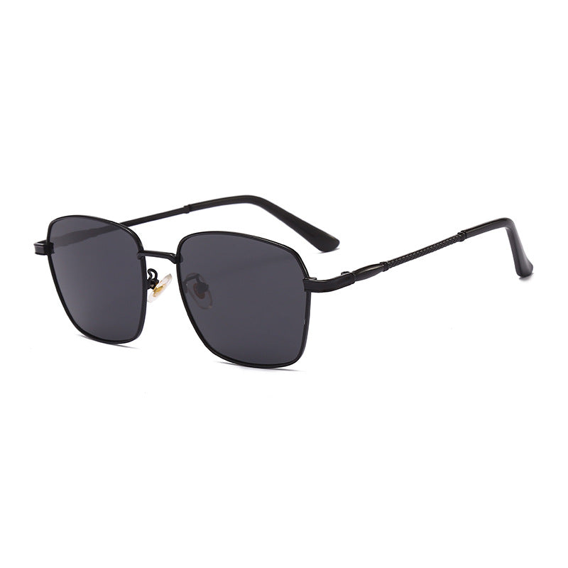 Men's Square Designer Sunglasses with High UV Protection Bowlift