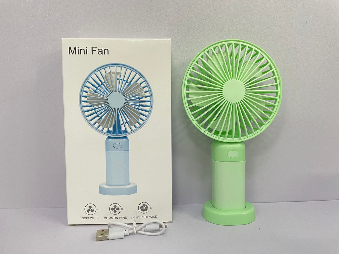 Unisex Portable Mini Fan with USB Charging Function and Multiple Speed Levels Bowlift