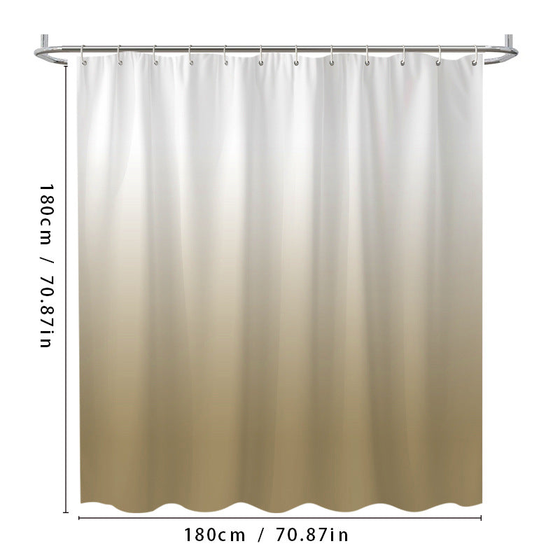 Elegant Textured Shower Curtain Bowlift