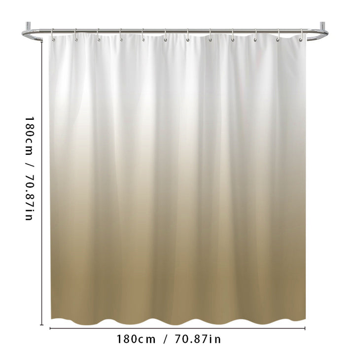 Elegant Textured Shower Curtain Bowlift