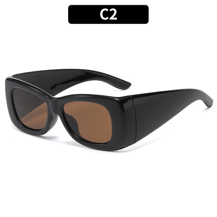 Sleek Oversized Square Sunglasses