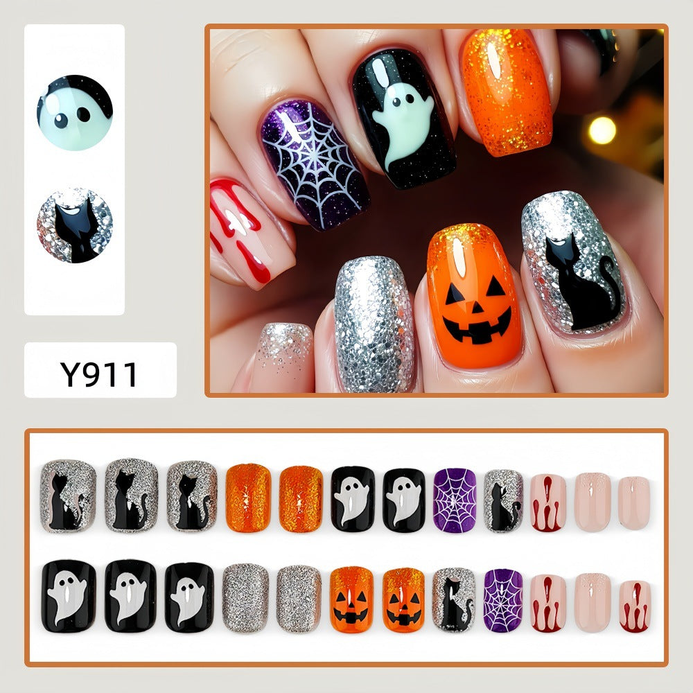 Creative Halloween Fake Nails Bowlift