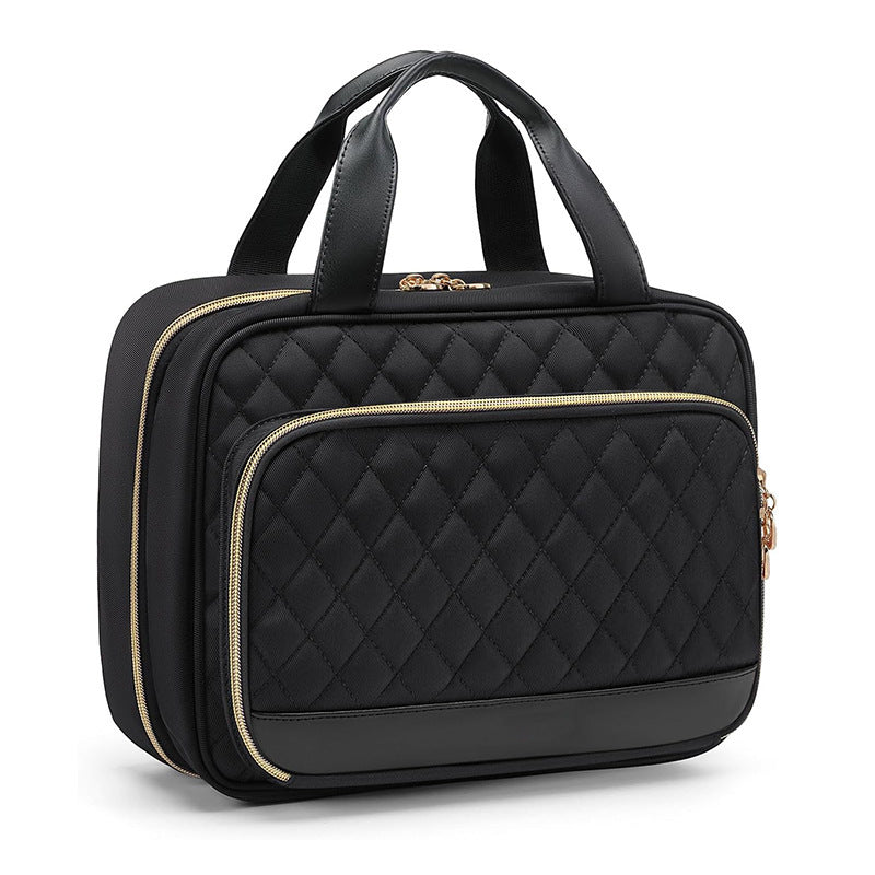 Padded Cosmetic Organizer Bag with Structured Exterior Bowlift