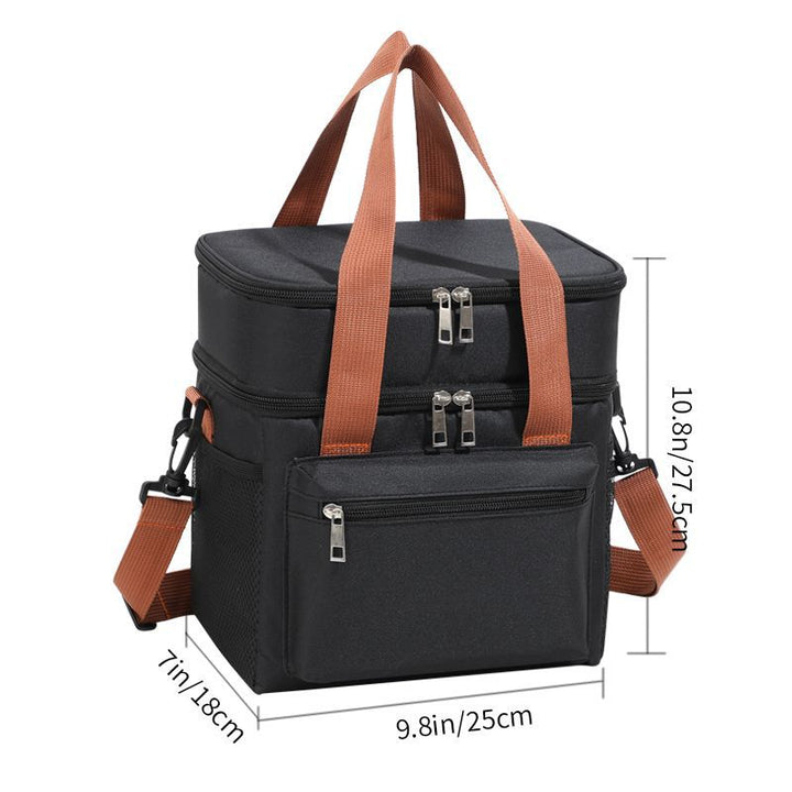 Multi-Compartment Insulated Food Storage Tote Bowlift
