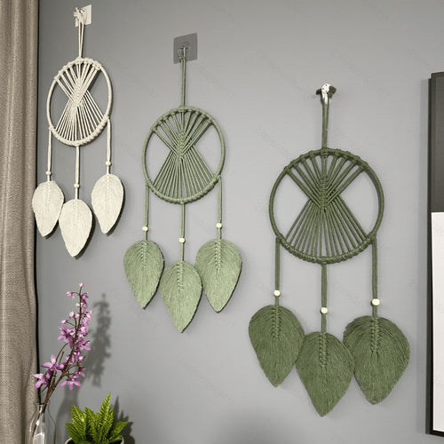 Macrame Leaf Wall Hanging Bowlift