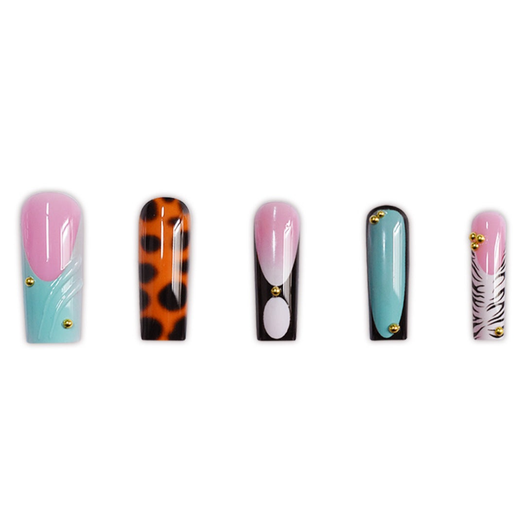 Artistic Press-On Nail Art Set Bowlift